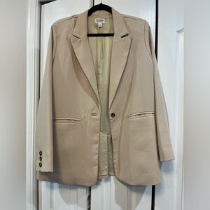 Ashley Robertson The Drop cream blazer